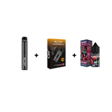 Air Stick Device + 3 Cartridges + Cool Club E-Liquid Bundle